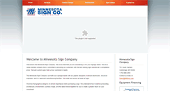 Desktop Screenshot of minnesotasign.com
