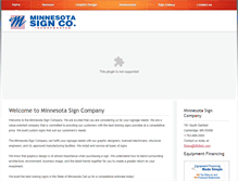 Tablet Screenshot of minnesotasign.com